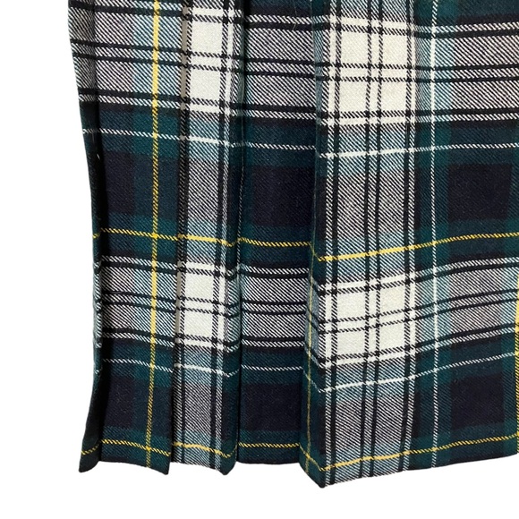 Blarney Wool Blend Irish Plaid Skirt - Picture 2 of 11